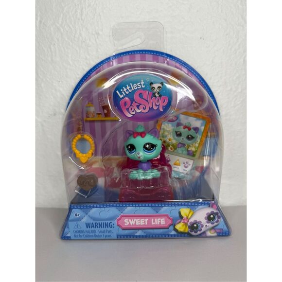 Littlest Pet Shop LPS Sweet Life Gen 7 Full Set of 4 Collectible Figures NEW - Picture 6 of 7